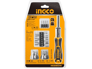 Ratchet Handle Bit SEt Ingco 24pcs